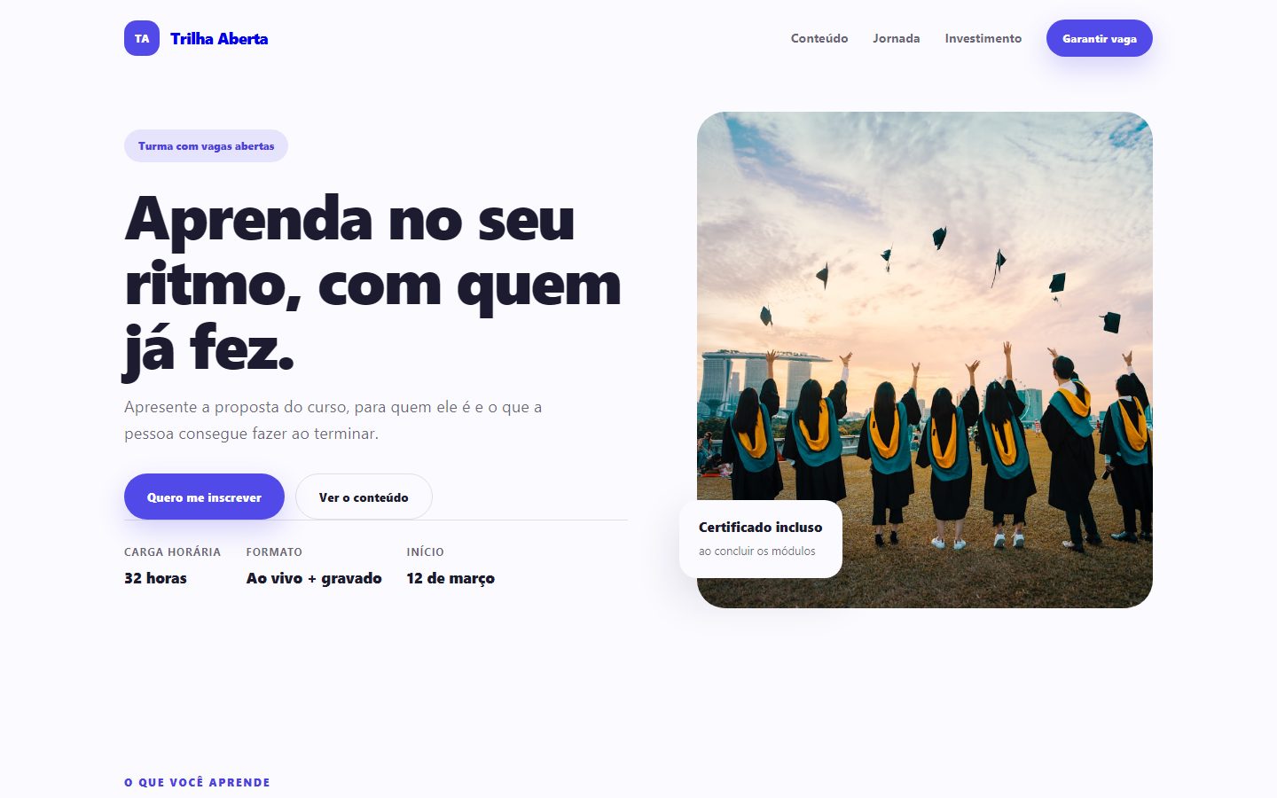 Tema Trilha Aberta