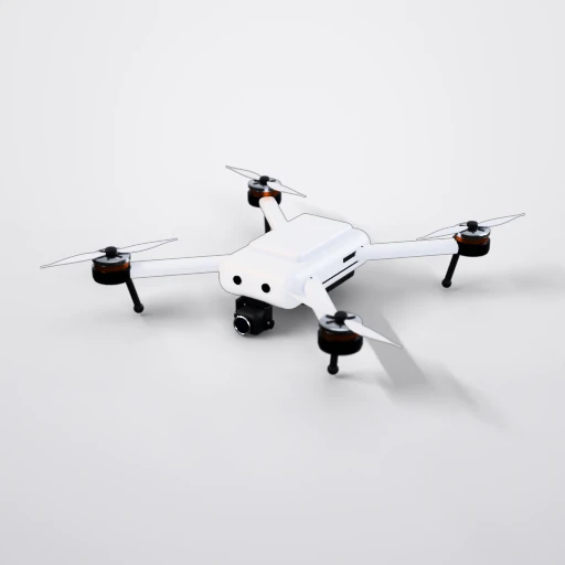 Modelo 3D: Drone com câmera