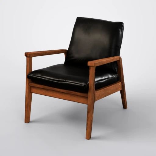 Modelo 3D: Poltrona moderna