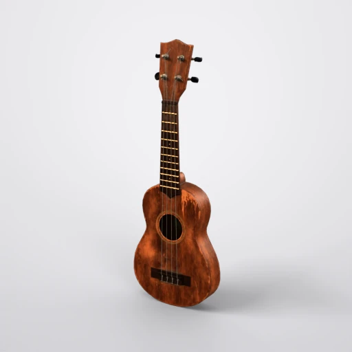 Modelo 3D: Ukulele